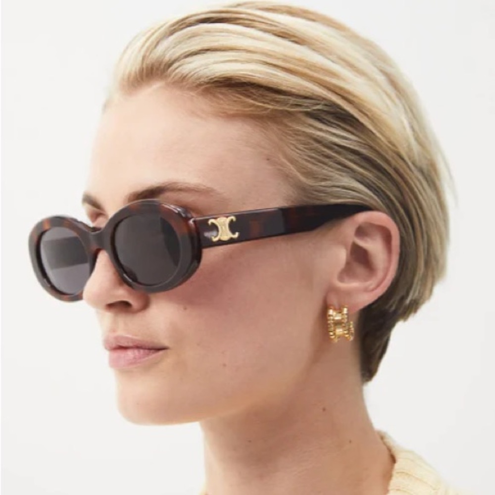 Celine Triomphe 01 Sunglasses in Acetate - Picture 2 of 15